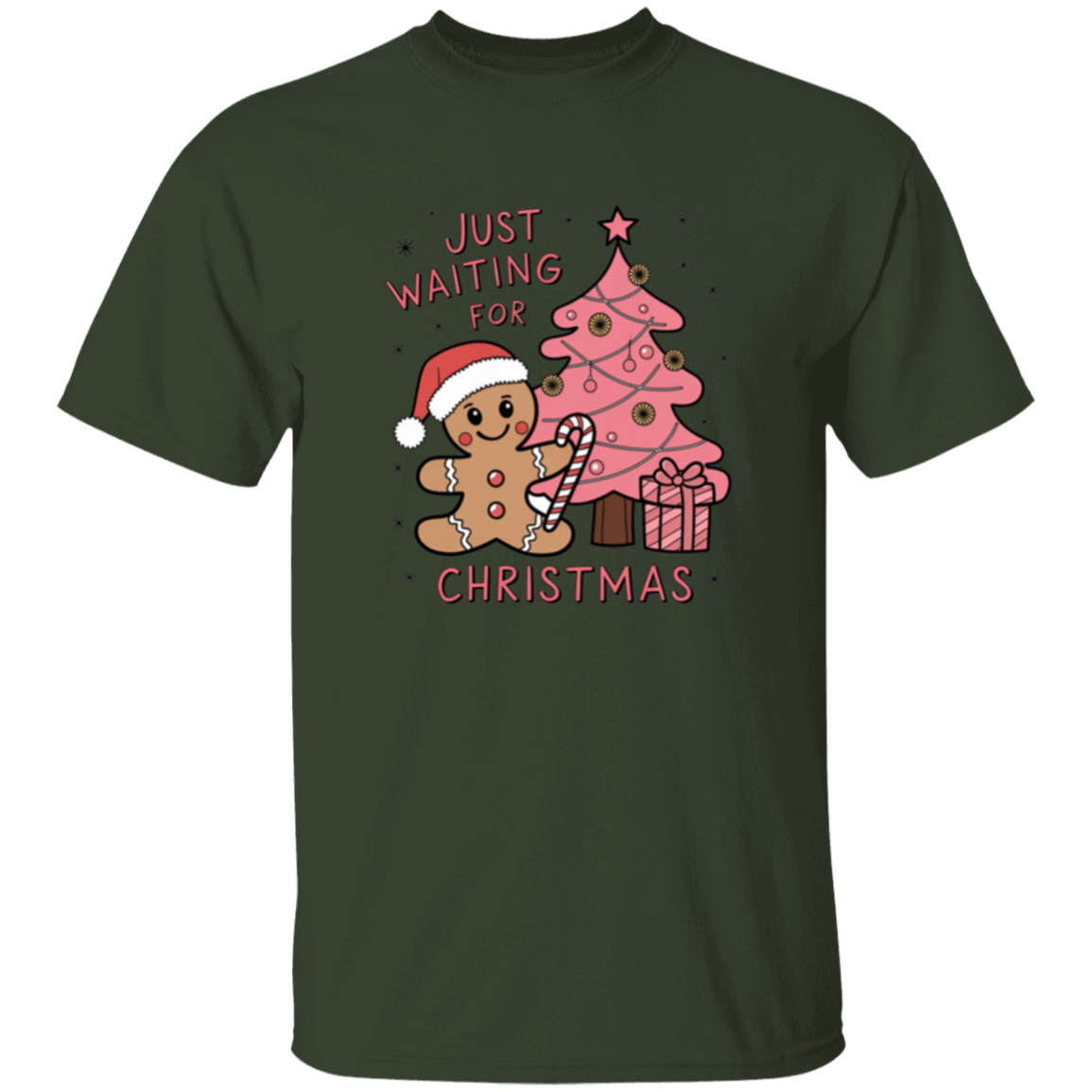 Youth Just Waiting for Christmas T-Shirt