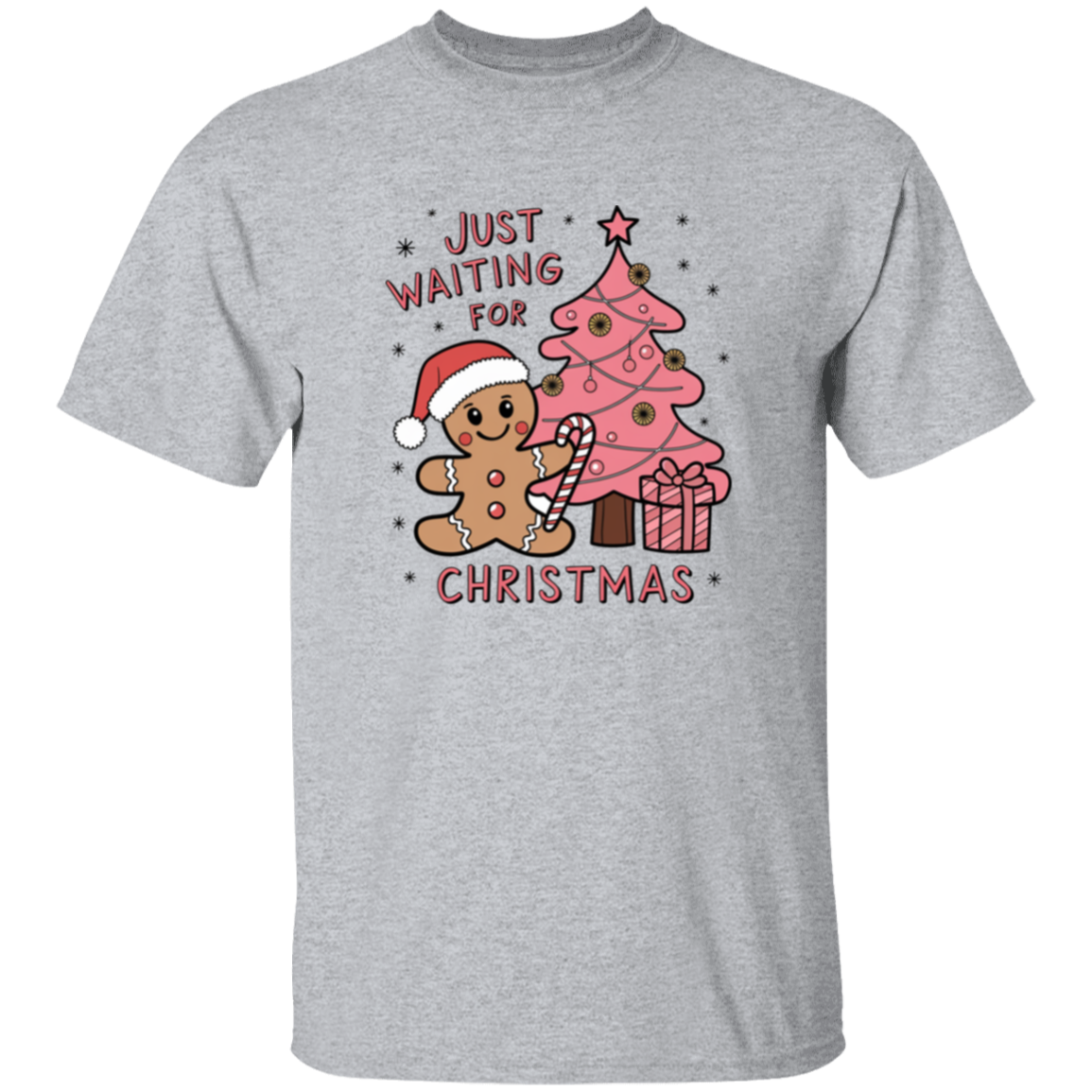 Youth Just Waiting for Christmas T-Shirt