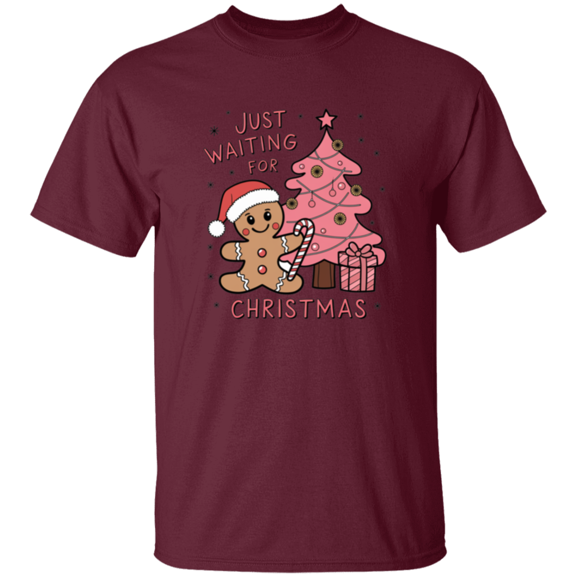 Youth Just Waiting for Christmas T-Shirt