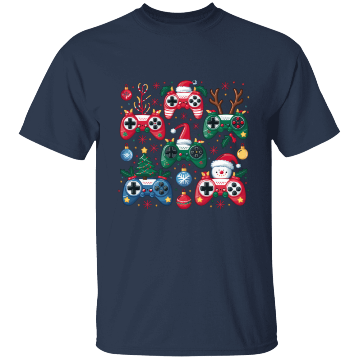 Youth Christmas Gaming Controllers  T-Shirt