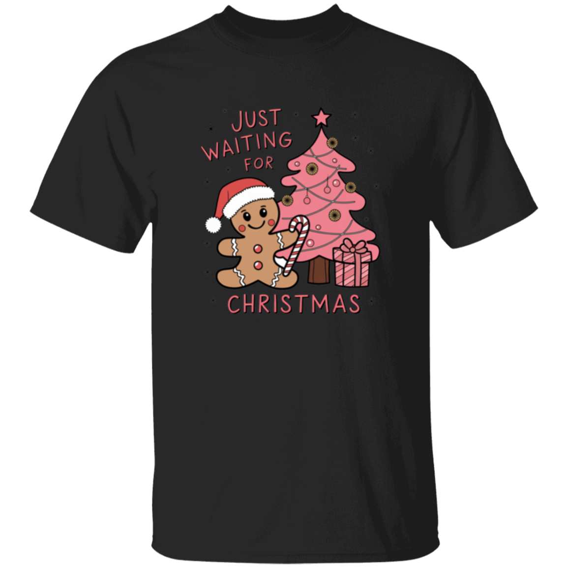 Youth Just Waiting for Christmas T-Shirt